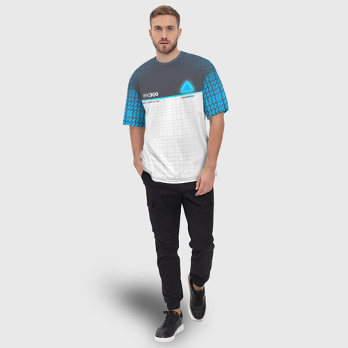 Мужская футболка oversize 3D RK 900 Connor, цвет 3D печать - фото 5