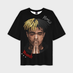 Мужская футболка oversize 3D XXXTentacion Alone 3D