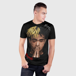 Мужская футболка 3D Slim XXXTentacion Alone 3D - фото 2