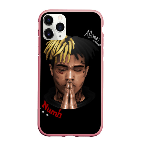 Чехол для iPhone 11 Pro Max матовый XXXTentacion Alone 3D, цвет баблгам