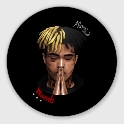 Круглый коврик для мышки XXXTentacion Alone 3D