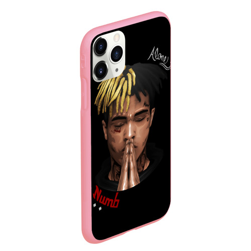 Чехол для iPhone 11 Pro Max матовый XXXTentacion Alone 3D, цвет баблгам - фото 3