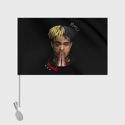 Флаг для автомобиля XXXTentacion Alone 3D - фото 2