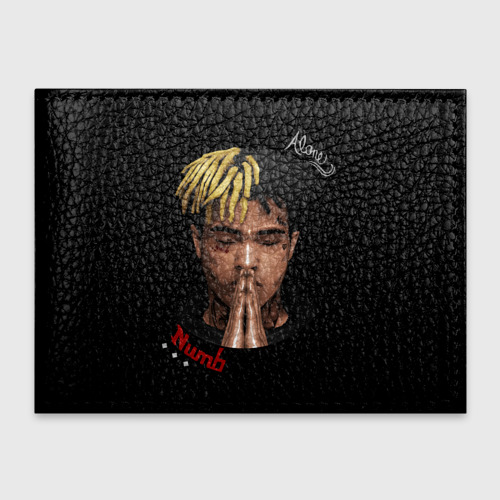 Обложка для студенческого билета XXXTentacion Alone 3D, цвет черный