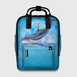 Женский рюкзак 3D Дельфин