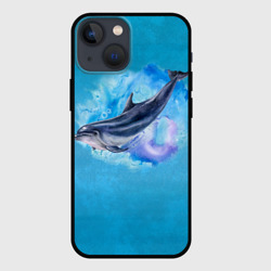 Чехол для iPhone 13 mini Дельфин