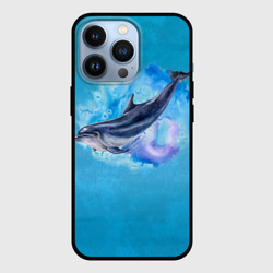 Чехол для iPhone 13 Pro Дельфин