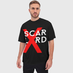 Мужская футболка oversize 3D Scarlxrd 3 - фото 2