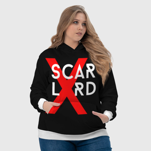 Женская толстовка 3D Scarlxrd 3, цвет 3D печать - фото 6