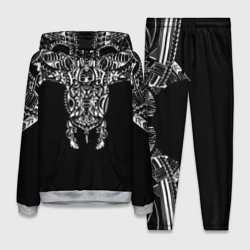 Женский костюм с толстовкой 3D Узор в стиле маори полинезия