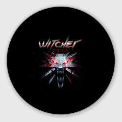 Круглый коврик для мышки Witcher 2077