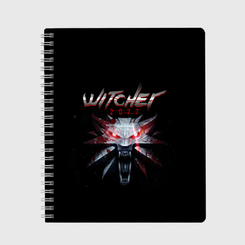 Тетрадь WITCHER 2077 (НА СПИНЕ), цвет точка