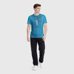 Мужская футболка 3D Акинфеев ЧМ 2018 #2 - фото 2