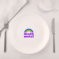 Набор: тарелка + кружка Death metal - фото 2