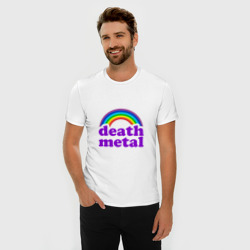 Мужская футболка хлопок Slim Death metal - фото 2