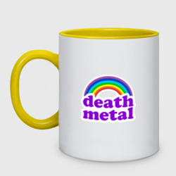 Кружка двухцветная Death metal