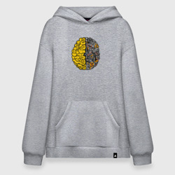 Худи SuperOversize хлопок Мозг