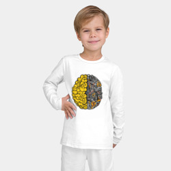 Детская пижама с лонгсливом хлопок Мозг - фото 2