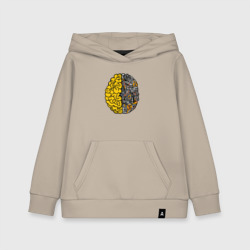 Детская толстовка хлопок Мозг