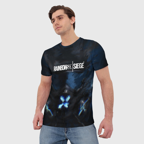 Мужская футболка 3D RAINBOW SIX SIEGE , цвет 3D печать - фото 3