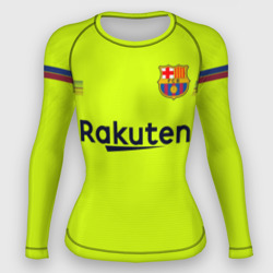 Женский рашгард 3D Messi away 18-19