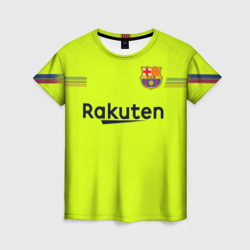 Женская футболка 3D Messi away 18-19