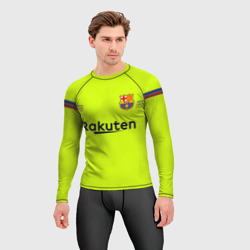 Мужской рашгард 3D Messi away 18-19 - фото 2