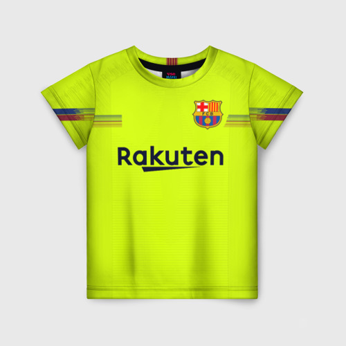 Детская футболка 3D Messi away 18-19