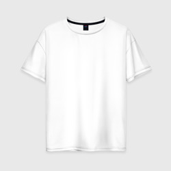 Женская футболка хлопок Oversize Безликий бог знакомится с Тихиро