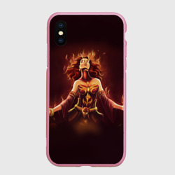 Чехол для iPhone XS Max матовый Dota 2 Lina