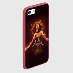 Чехол для iPhone 5/5S матовый Dota 2 Lina - фото 2