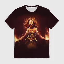 Мужская футболка 3D Dota 2 Lina
