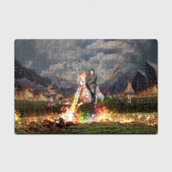 Головоломка Пазл магнитный 126 элементов Ким Чен Ын на Единороге