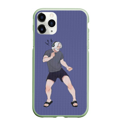 Чехол для iPhone 11 Pro Max матовый Хэнк танцует