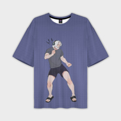 Мужская футболка oversize 3D Хэнк танцует