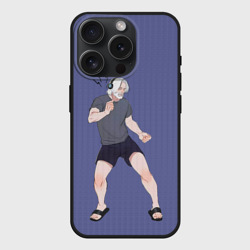 Чехол силиконовый для Apple iPhone 15 Pro матовый Хэнк танцует