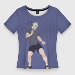 Женская футболка 3D Slim Хэнк танцует