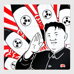 Магнитный плакат 3Х3 Ким чен ын - Goodbye America!