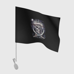 Флаг для автомобиля Череп пирата