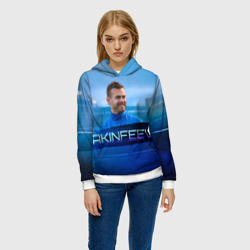 Женская толстовка 3D Игорь Акинфеев - фото 2