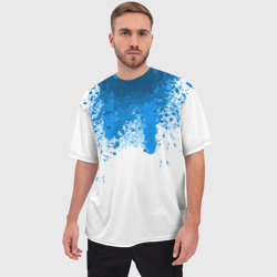 Мужская футболка oversize 3D Кровь андроида - фото 2