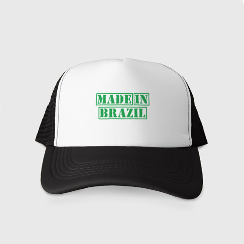 Кепка тракер с сеткой Made in Brazil, цвет черный