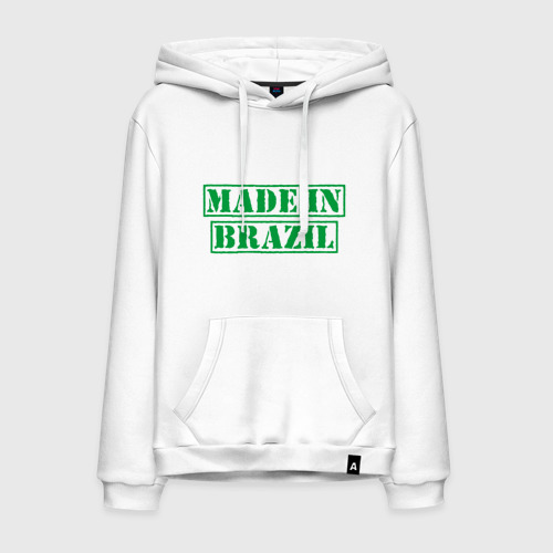 Мужская толстовка хлопок Made in Brazil, цвет белый