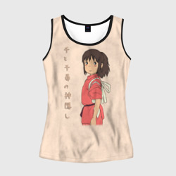Женская майка 3D Девочка Тихиро