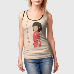 Женская майка 3D Девочка Тихиро - фото 2