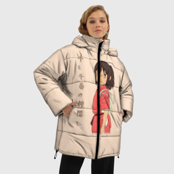 Женская зимняя куртка Oversize Девочка Тихиро - фото 2