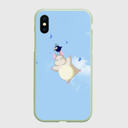 Чехол для iPhone XS Max матовый Бо летает с сусуватари