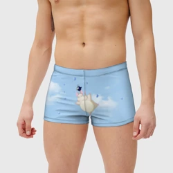 Мужские купальные плавки 3D Бо летает с сусуватари - фото 2