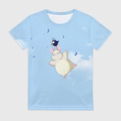 Женская футболка 3D Бо летает с сусуватари