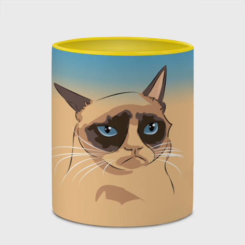 Кружка с полной запечаткой Grumpy cat ART - фото 4